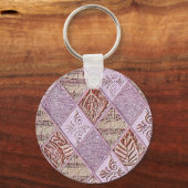 Diamantdesigns in Pinks Schlüsselanhänger (Vorderseite)