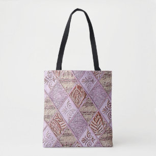Diamantdesigns in Pinks Tasche