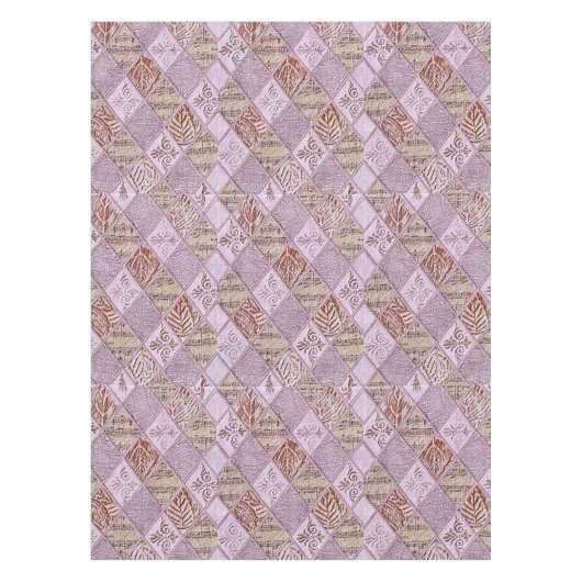 Diamantdesigns in Pinks Tischdecke (Vorderseite)