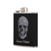 Diamante de imitación-Schädel Flachmann (Links)