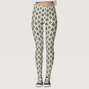Diamante im Grün Leggings