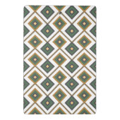 Diamante im Grün Mini Klemmbrett (Rückseite)