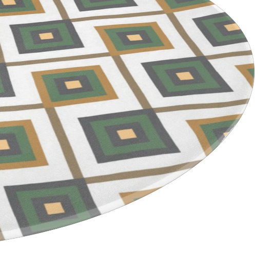 Diamante im Grün Schneidebrett (Ecke)