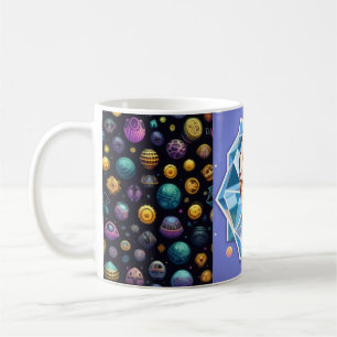 Diamanteiskreuzdesign Kaffeetasse