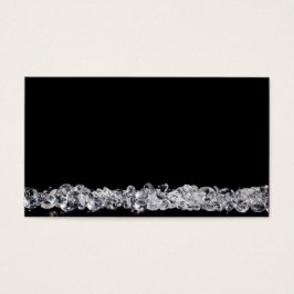 Diamanten auf schwarzem Hintergrund