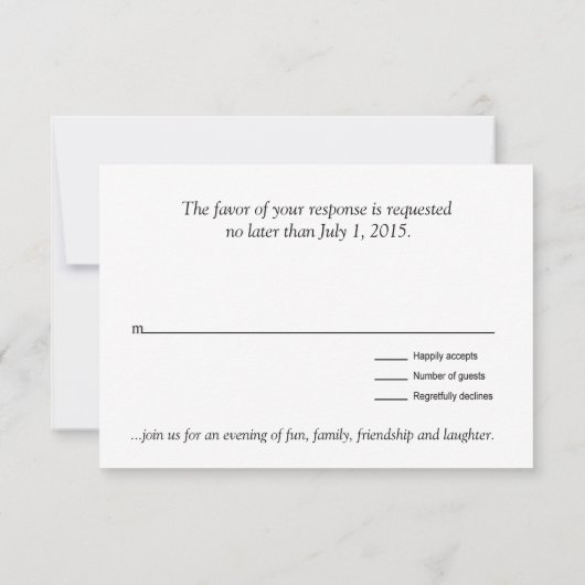 Diamanten bei Sky UAWG Response | dunkelblau RSVP Karte (Rückseite)