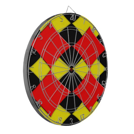 Diamanten Dartscheibe (Vorderseite Links)