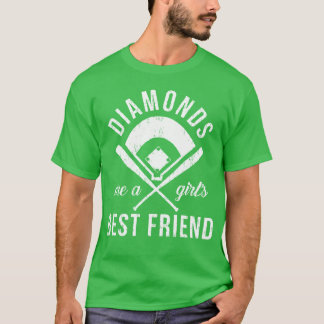 Diamanten diamanten sind eines mädchens bester fre T-Shirt