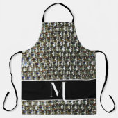 Diamanten, Edelsteine, Schmuckmuster Schürze (Vorderseite)