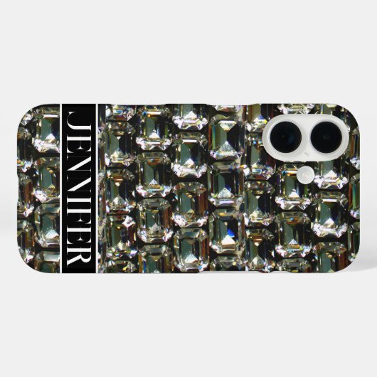 Diamanten, Edelsteinschmuckmuster Case-Mate iPhone Hülle (Rückseite (Horizontal))