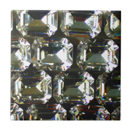 Diamanten, elegante Vintage Edelsteine Fliese