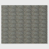 Diamanten, elegante Vintage Edelsteine Geschenkpapier (Flach)