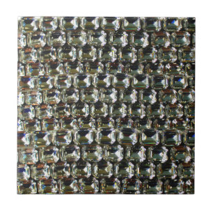 Diamanten, elegantes Muster aus Vintage-Edelsteine Fliese