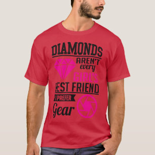 Diamanten-Fotografenausrüstung T-Shirt