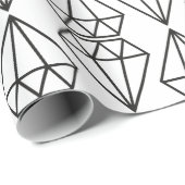 Diamanten Geschenkpapier (Rolleneckpunkt)