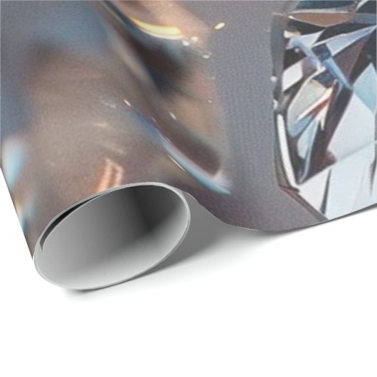 Diamanten Geschenkpapier (Rolleneckpunkt)