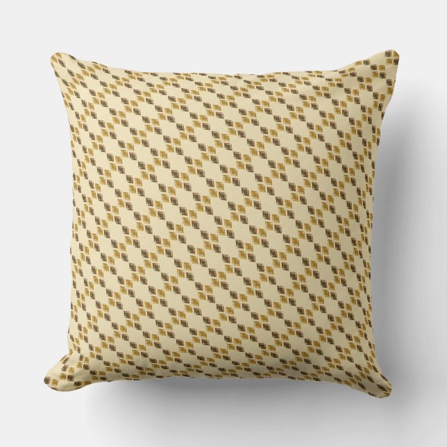 DIAMANTEN golden Kissen (Vorderseite)