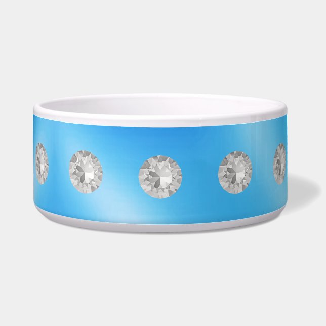 Diamanten Haustier Napf (Vorderseite)
