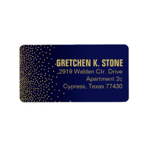 Diamanten im Himmel, der   Marine verschickt Adressaufkleber