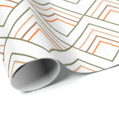 Diamanten im Mid-Century-Modern-Stil Geschenkpapier (Rolleneckpunkt)