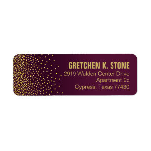 Diamanten in der Sky-Adresse Aubergine