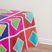 Diamanten in die quadratischen Farbsäcke Tischdecke (Beispiel)