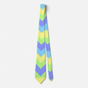 Diamanten in Pastellstreifen Krawatte
