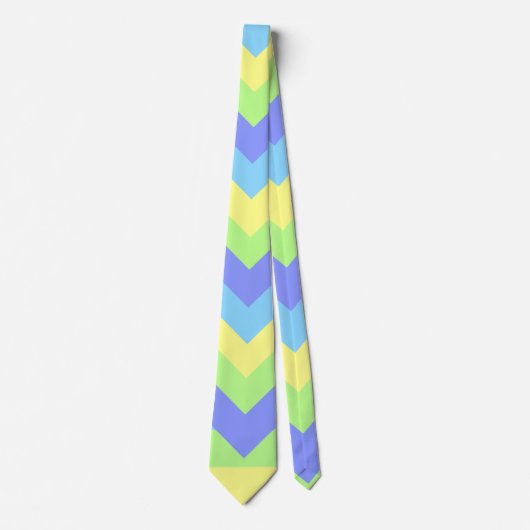 Diamanten in Pastellstreifen Krawatte (Vorderseite)