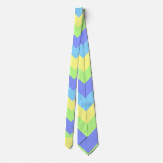Diamanten in Pastellstreifen Krawatte (Rückseite)