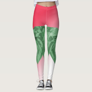Diamanten in Pere Weihnachten Leggings