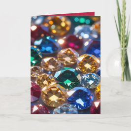 Diamanten in vielen Farben Karte