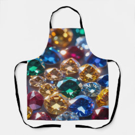 Diamanten in vielen Farben Schürze