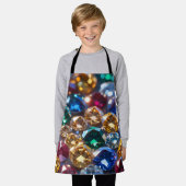 Diamanten in vielen Farben Schürze (Getragen)