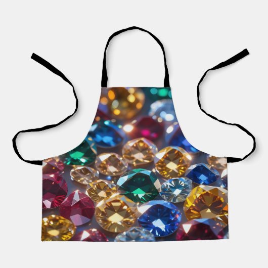 Diamanten in vielen Farben Schürze (Vorderseite)