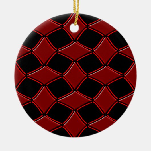 Diamanten Keramik Ornament (Vorne)