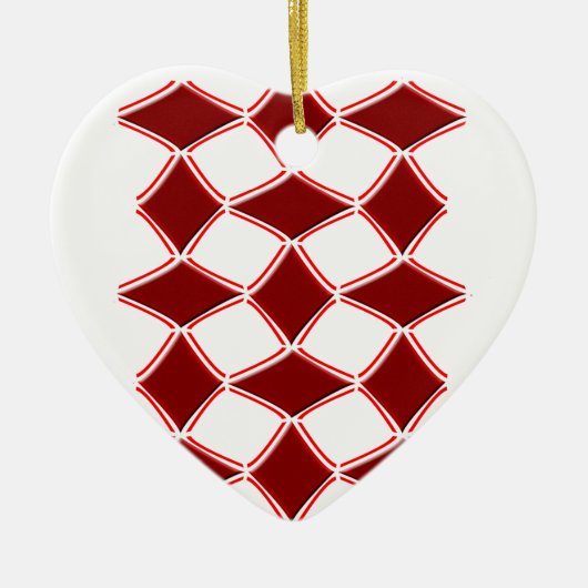 Diamanten Keramikornament (Vorne)
