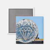 Diamanten Magnet (Vorderseite/Rückseite)