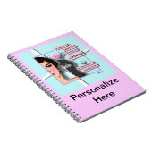Diamanten & Martinis-Notebook Notizblock (Rechte Seite)