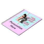 Diamanten & Martinis-Notebook Notizblock (Linke Seite)