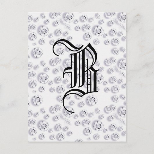 Diamanten Postkarte (Vorderseite)