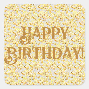 Diamanten Quadratischer Aufkleber