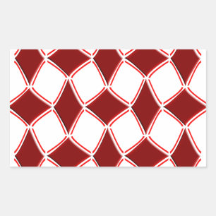 Diamanten Rechteckiger Aufkleber