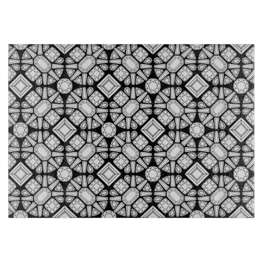 Diamanten-Schneidplatte Schneidebrett (Vorderseite)