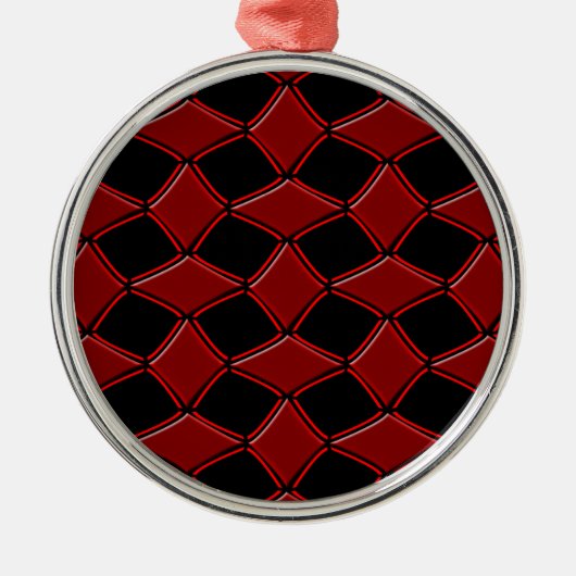 Diamanten Silbernes Ornament (Vorne)