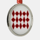 Diamanten Silbernes Ornament (Rechts)