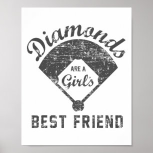 Diamanten sind das beste Freundinnen-Shirt Softll Poster