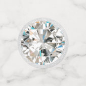 Diamanten sind der beste Freund eines Mädchens Konfetti (Klein Vorderseite)