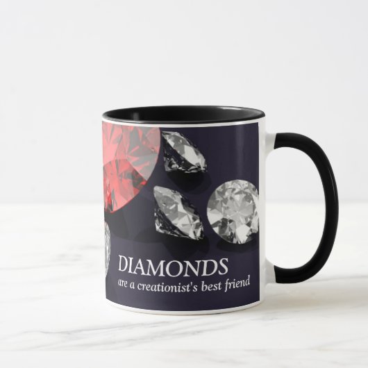 "Diamanten sind der beste Freund-" Tasse des (Rechts)