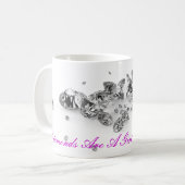 Diamanten sind der beste Freund-Tasse eines Kaffeetasse (Vorderseite Links)