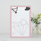 Diamanten sind für immer briefpapier (Stehend Vorderseite)